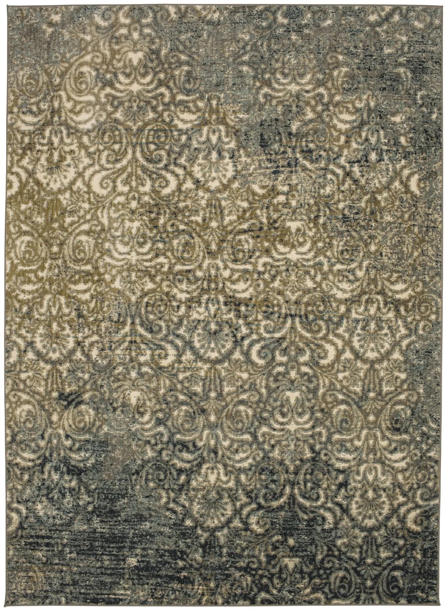 Touchstone Melrose Blue Teal 91517 50133 Rug - Baconco