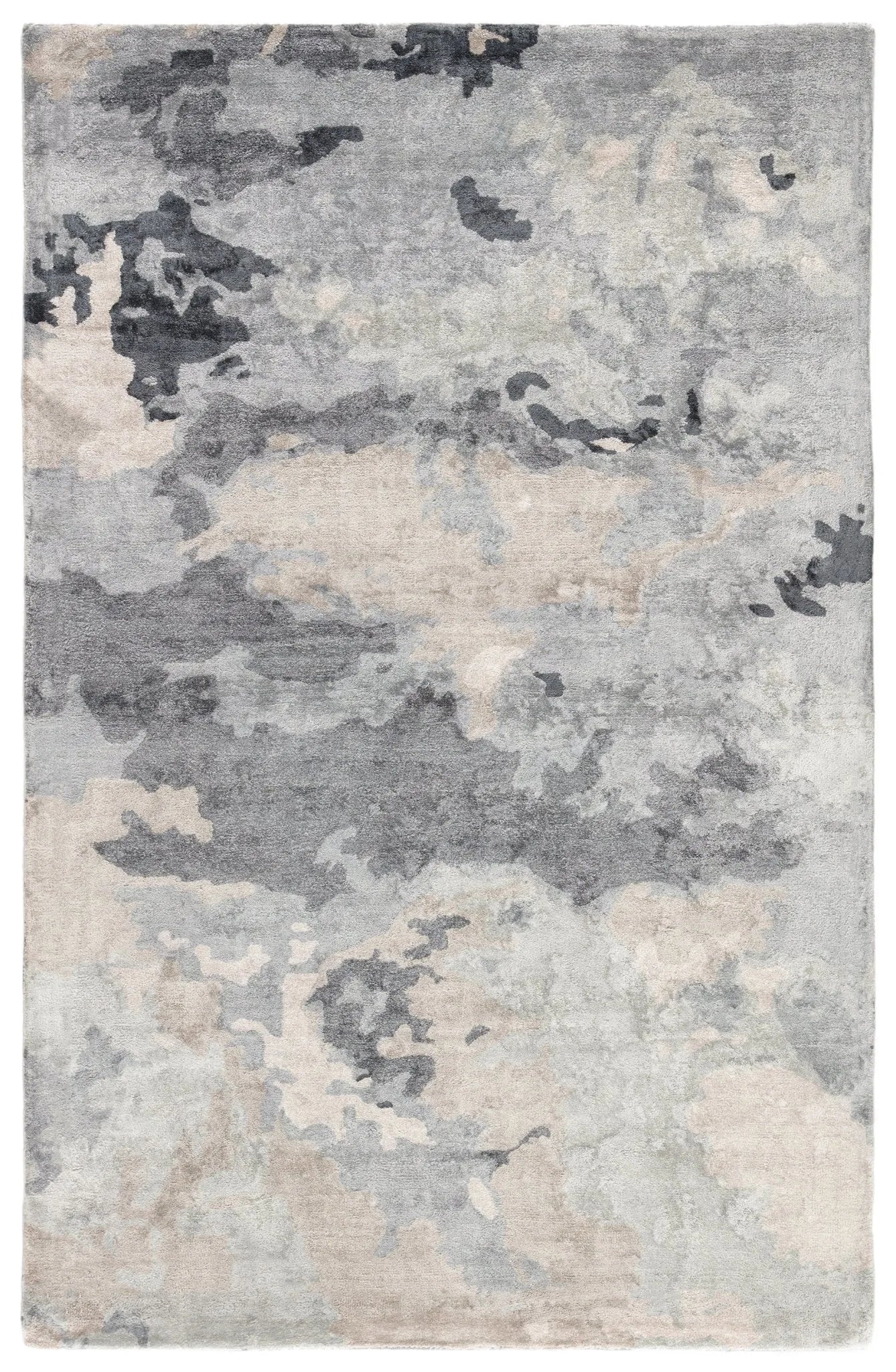 Transcend Trd04 Glacier Gray/Dark Blue Rug - Baconco