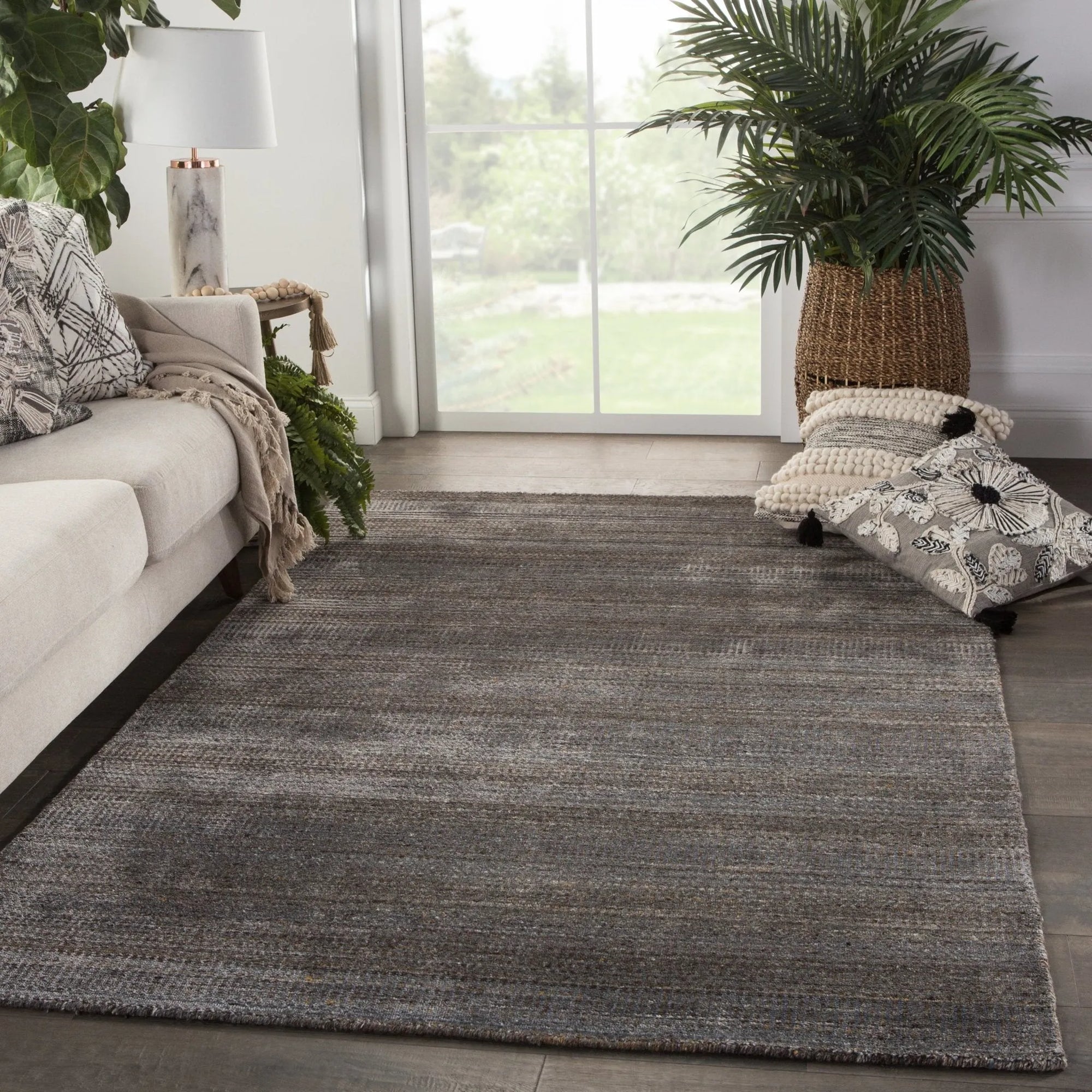 Trendier TEI05 Minuit Gray/Blue Rug - Baconco