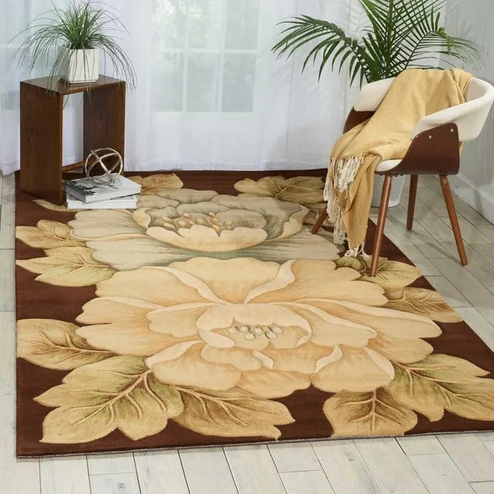 Tropics TS09 Brown Rug - Baconco