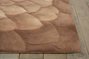 Tropics TS11 Taupe/Green Rug - Baconco