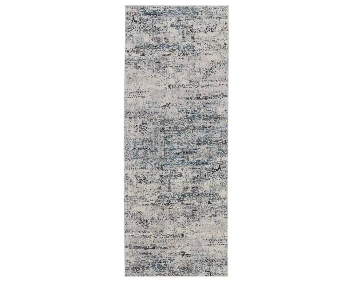 Tunderra TUN03 Grey/Teal Rug - Baconco