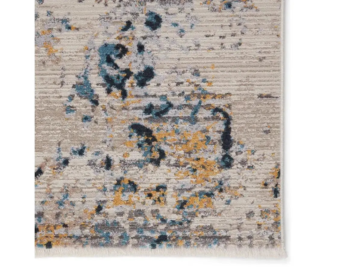 Tunderra TUN05 Teal/Gold Rug - Baconco