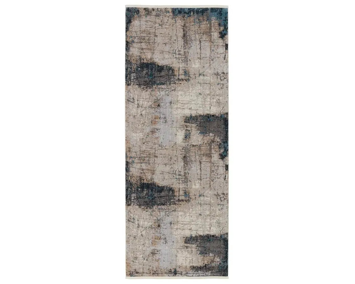 Tunderra TUN07 Brown/Teal Rug - Baconco