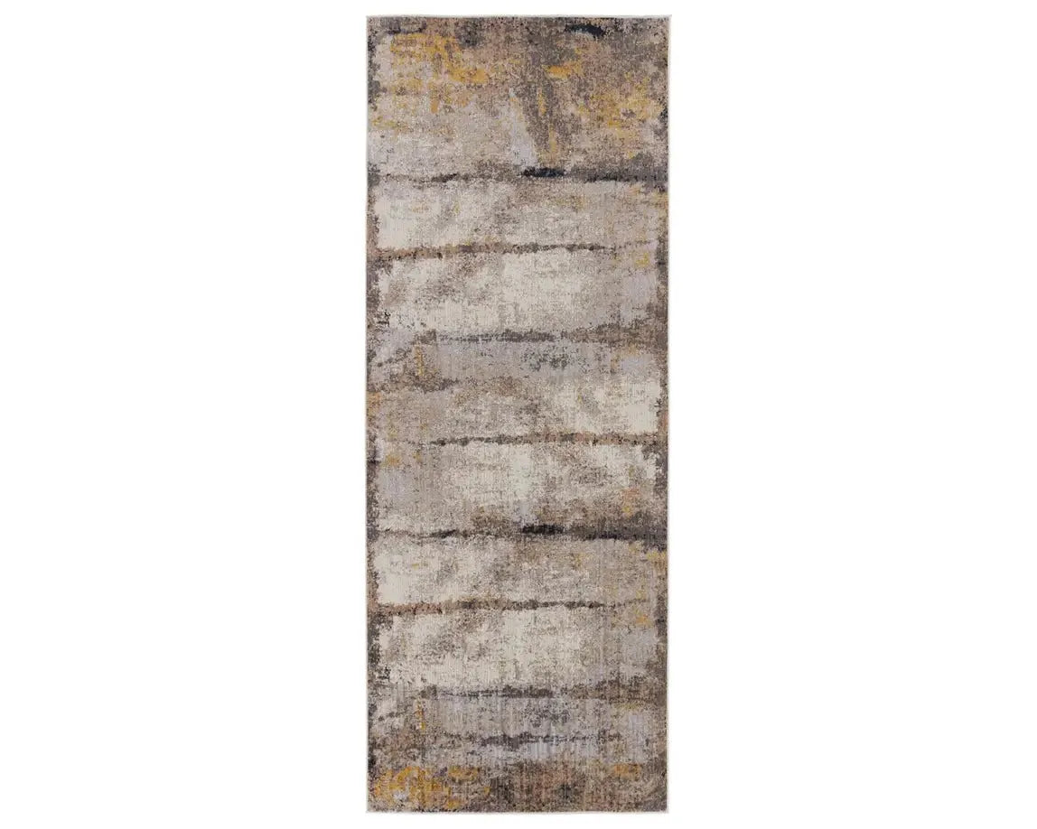 Tunderra TUN08 Gold/Brown Rug - Baconco