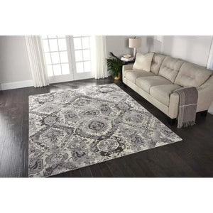 Twilight TWI03 Ivory/Grey Rug - Baconco