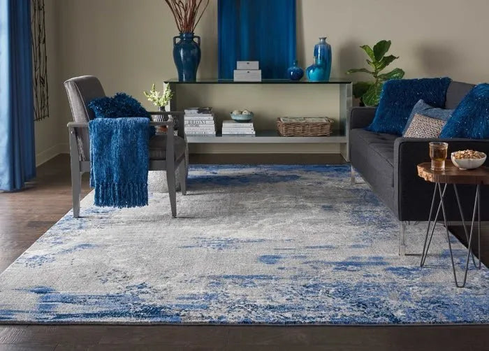 Twilight TWI22 Blue/Grey Rug - Baconco