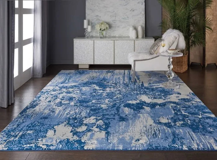 Twilight TWI24 Blue/Ivory Rug - Baconco