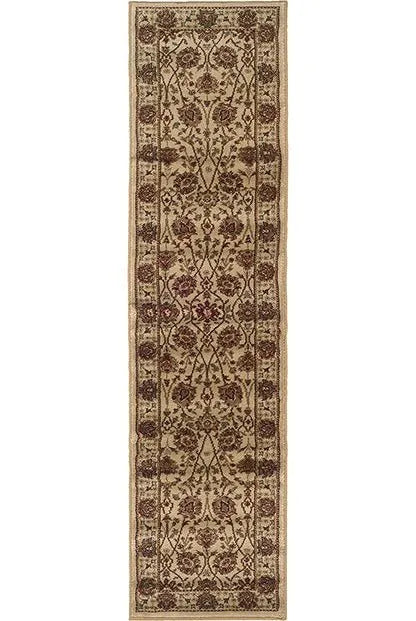 Tybee 733i Beige / Green Rug - Baconco