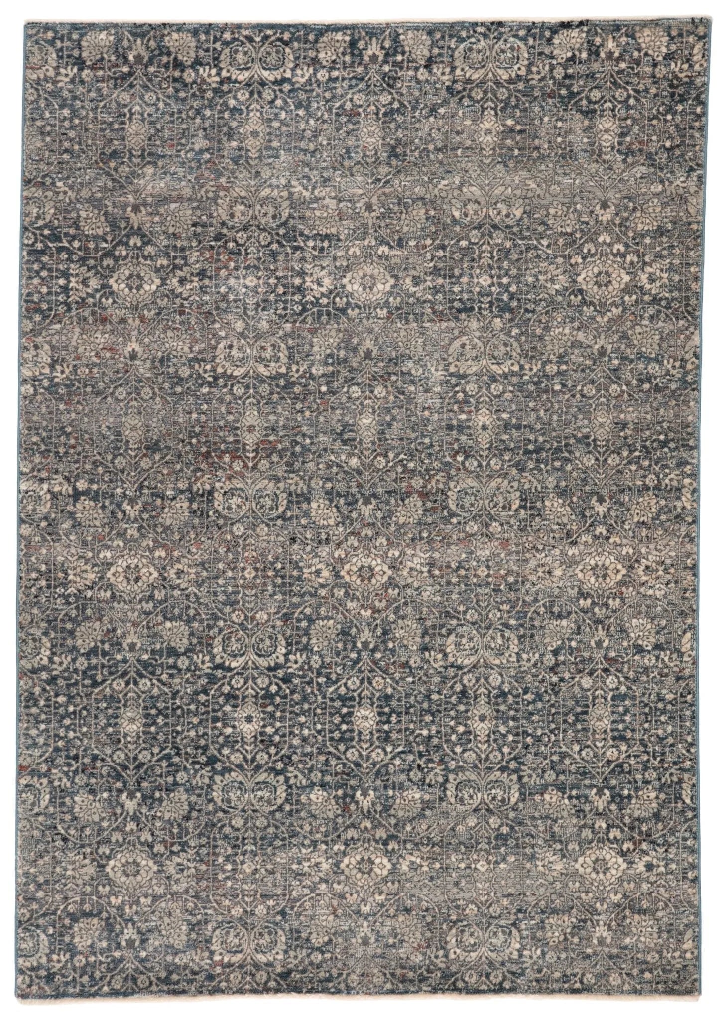 Valentia Vln05 Torryn Gray/Blue Rug - Baconco