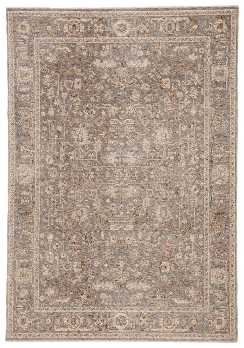 Valentia Vln08 Amaris Gray/Cream Rug - Baconco