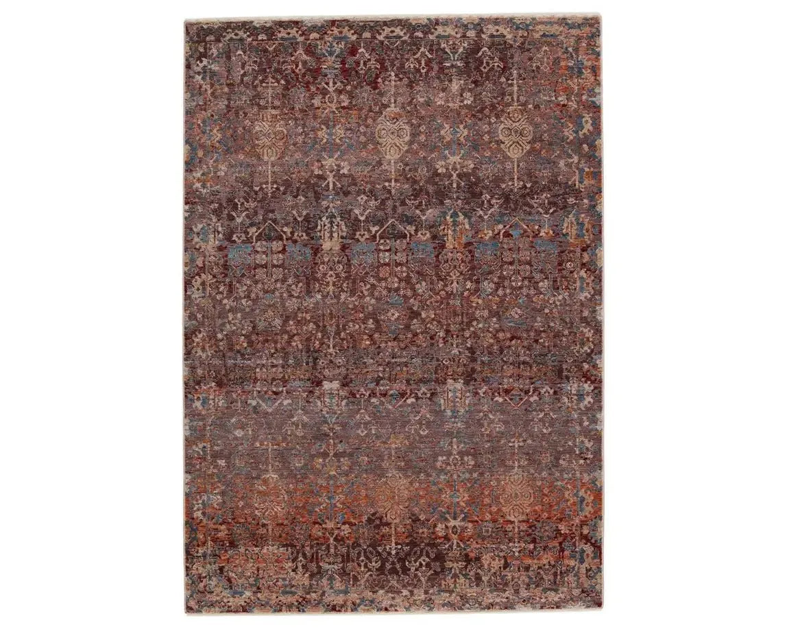 Valentia VLN18 Maroon/Gold Rug - Baconco