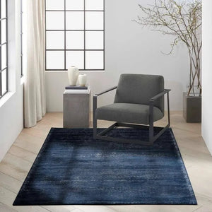 Valle (CK027) VLL01 Blue Rug - Baconco