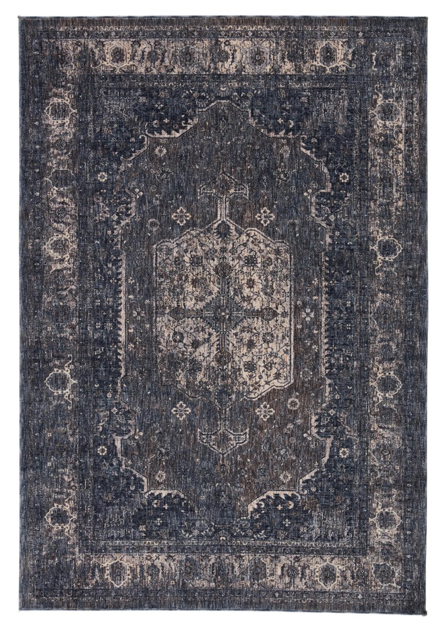 Vanadey Vnd05 Temple Blue/Gray Rug - Baconco