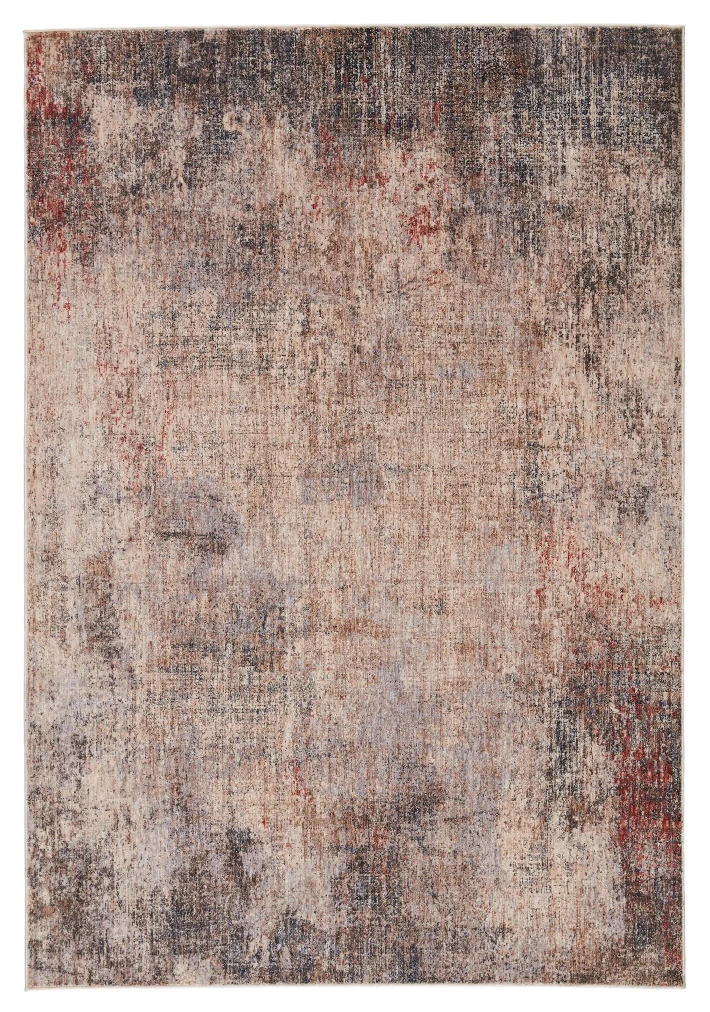 Vanadey Vnd07 Kyson Light Taupe/Blue Rug - Baconco