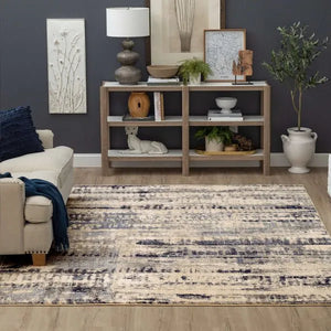 Vanguard 92363 50139 Ephemeral Ink Blue Rug - Baconco