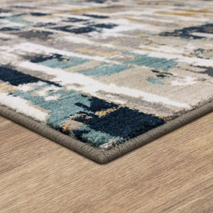 Vanguard 92364 50150 Provenance Majolica Blue Rug - Baconco