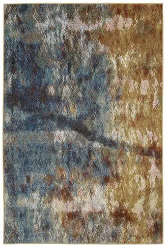 Venice 8123X Blue/Gold Rug - Baconco