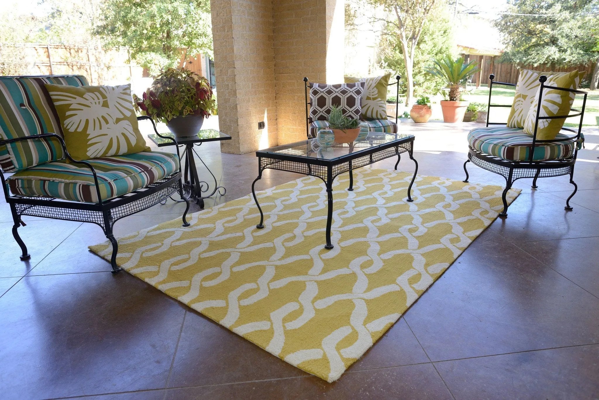 Venice Beach VB 08 Goldenrod / Ivory Rug - Baconco