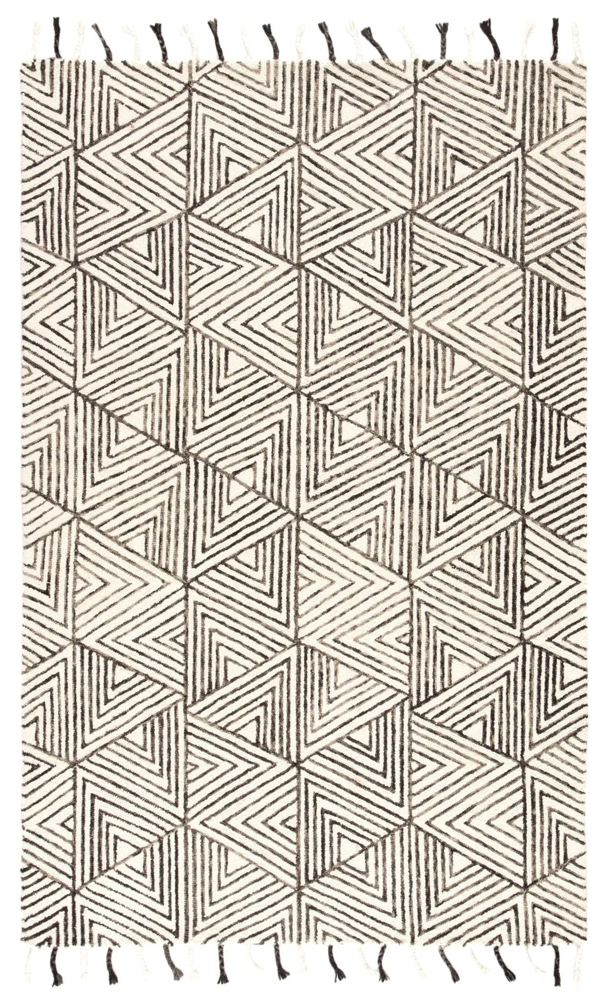 Vera By Nikki Chu VNK01 Montblanc Ivory/Gray Rug - Baconco