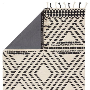 Vera By Nikki Chu VNK04 Roka Ivory/Black Rug - Baconco