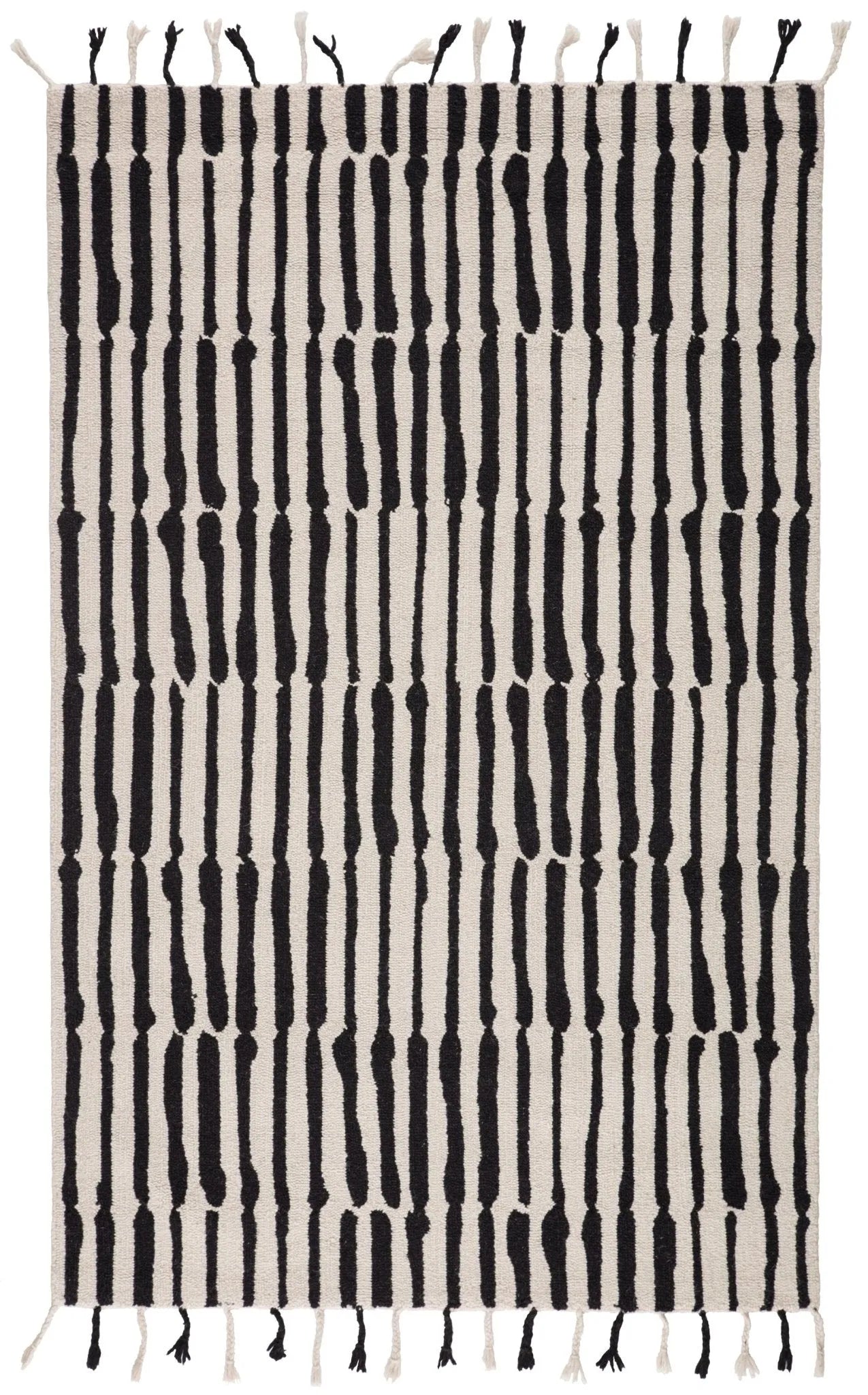 Vera By Nikki Chu VNK08 Saville Black/Ivory Rug - Baconco