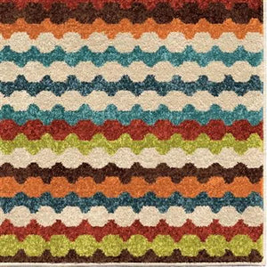 Veranda 2340 Connect The Dots Gemstone Rug - Baconco