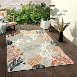 Veranda 82104BEM Beige/Multi Rug - Baconco