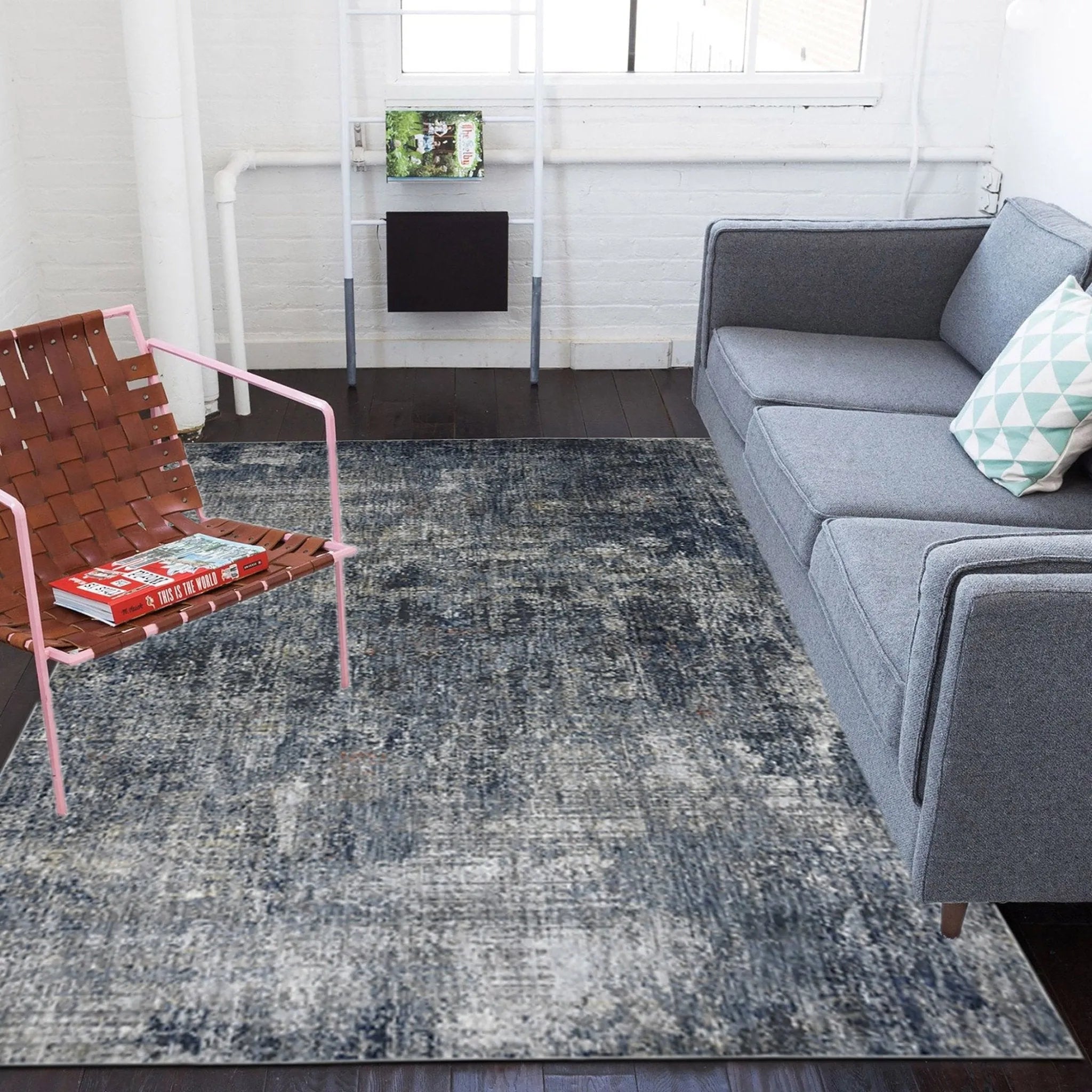 Vermont VRM-2 Grey/Orange Rug - Baconco