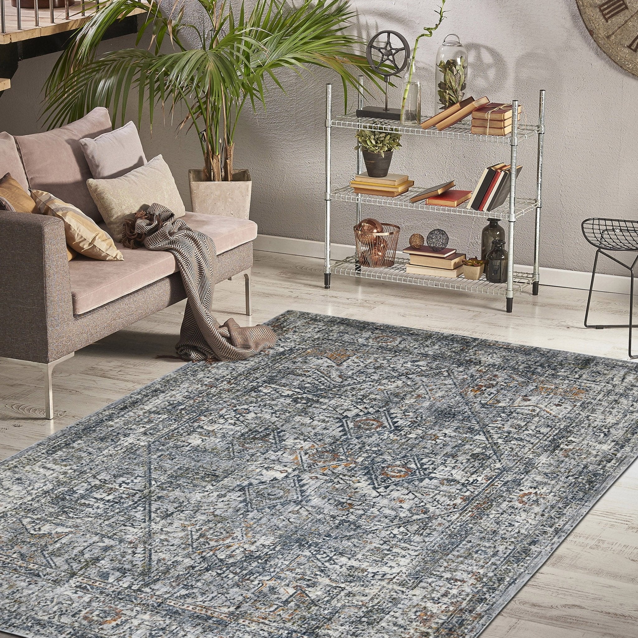 Vermont VRM-3 Grey/Ivory Rug - Baconco