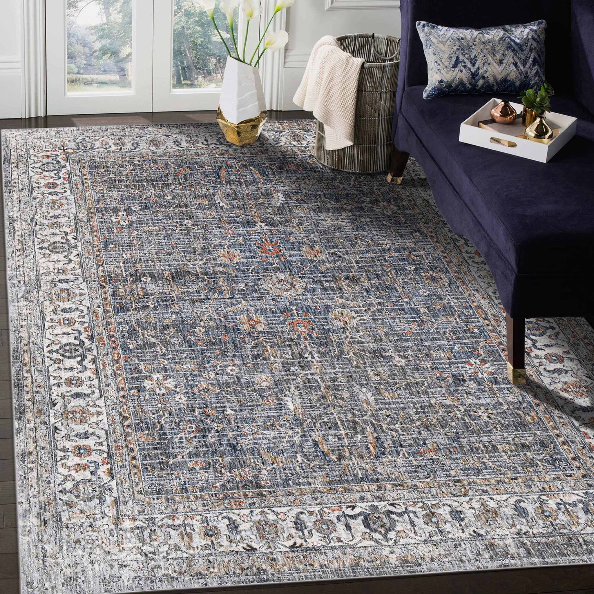 Vermont VRM-7 Charcoal Rug - Baconco