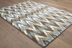 Verona 4D Grey/ Taupe Rug - Baconco