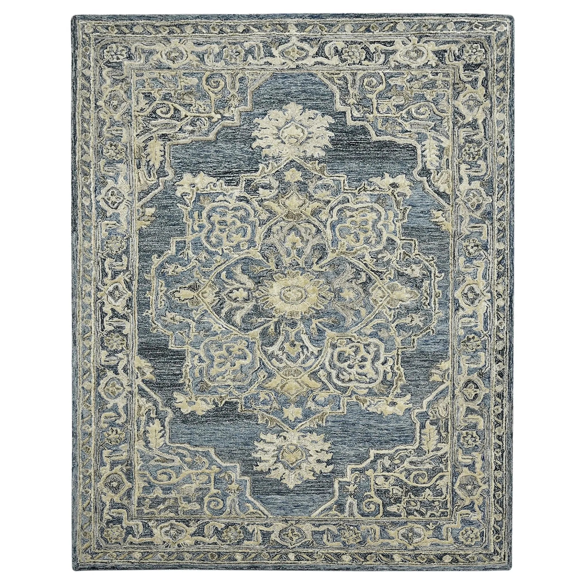 Vestige VES-6 Blue/Taupe Rug - Baconco