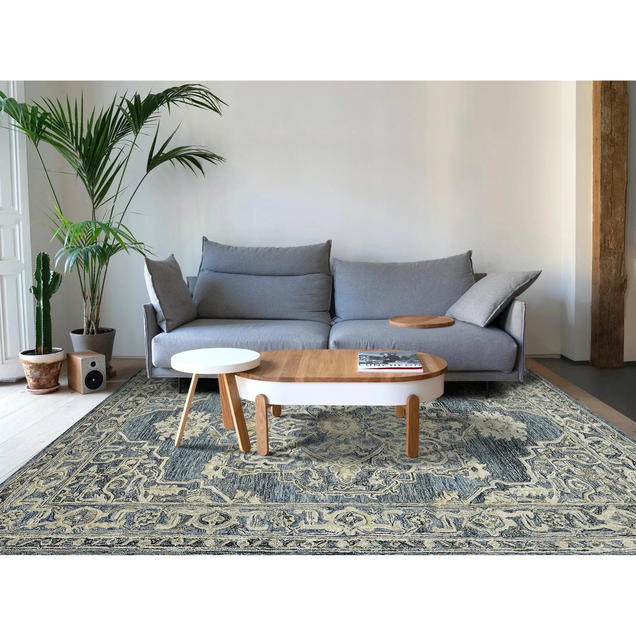 Vestige VES-6 Blue/Taupe Rug - Baconco