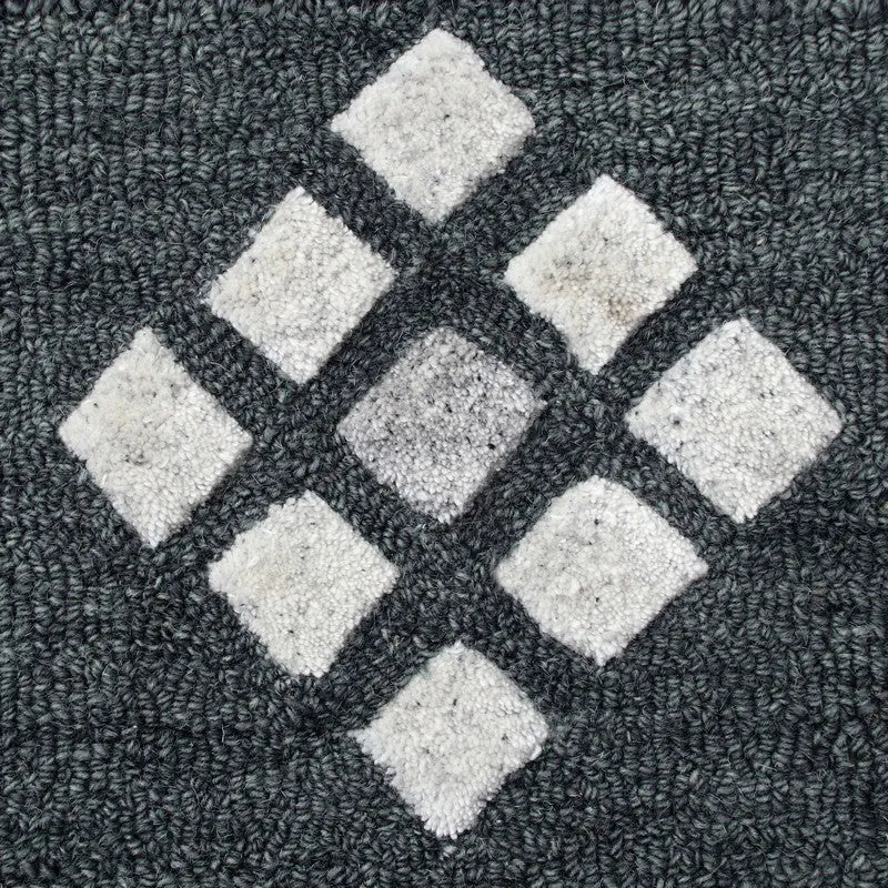 Vibrance Lr03563 Charcoal/Cream/Blue Rug - Baconco