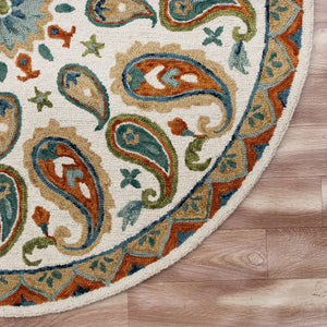 Vibrance Lr03565 Green/Blue/Ivory Rug - Baconco