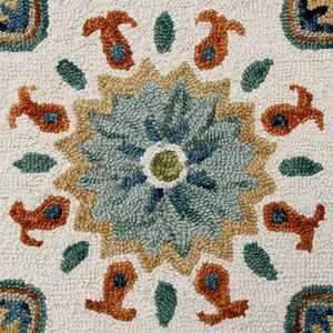 Vibrance Lr03565 Green/Blue/Ivory Rug - Baconco