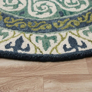 Vibrance LR03567 Blue/Green/Ivory Rug - Baconco