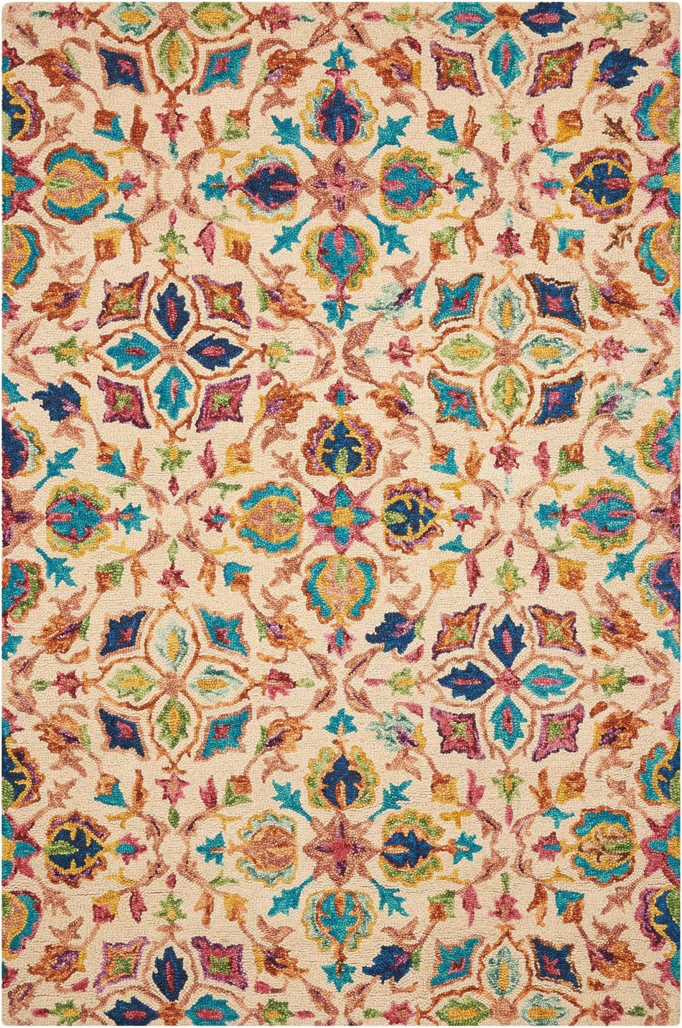 Vibrant VIB08 Ivory Rug - Baconco