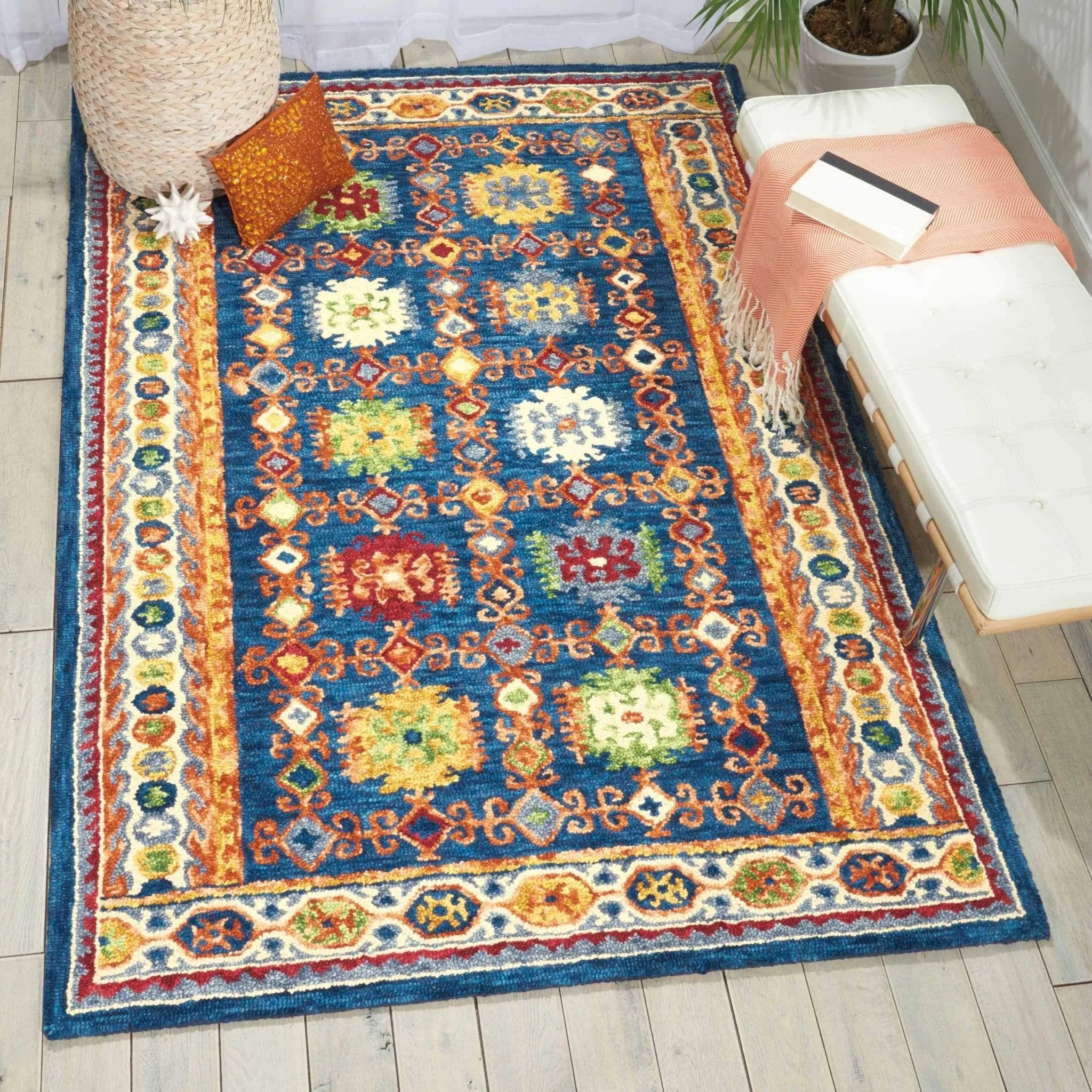 Vibrant VIB09 Navy Rug - Baconco