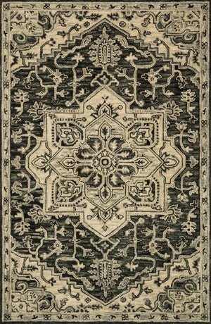 Victoria VK 15 Charcoal / Lt Grey Rug - Baconco