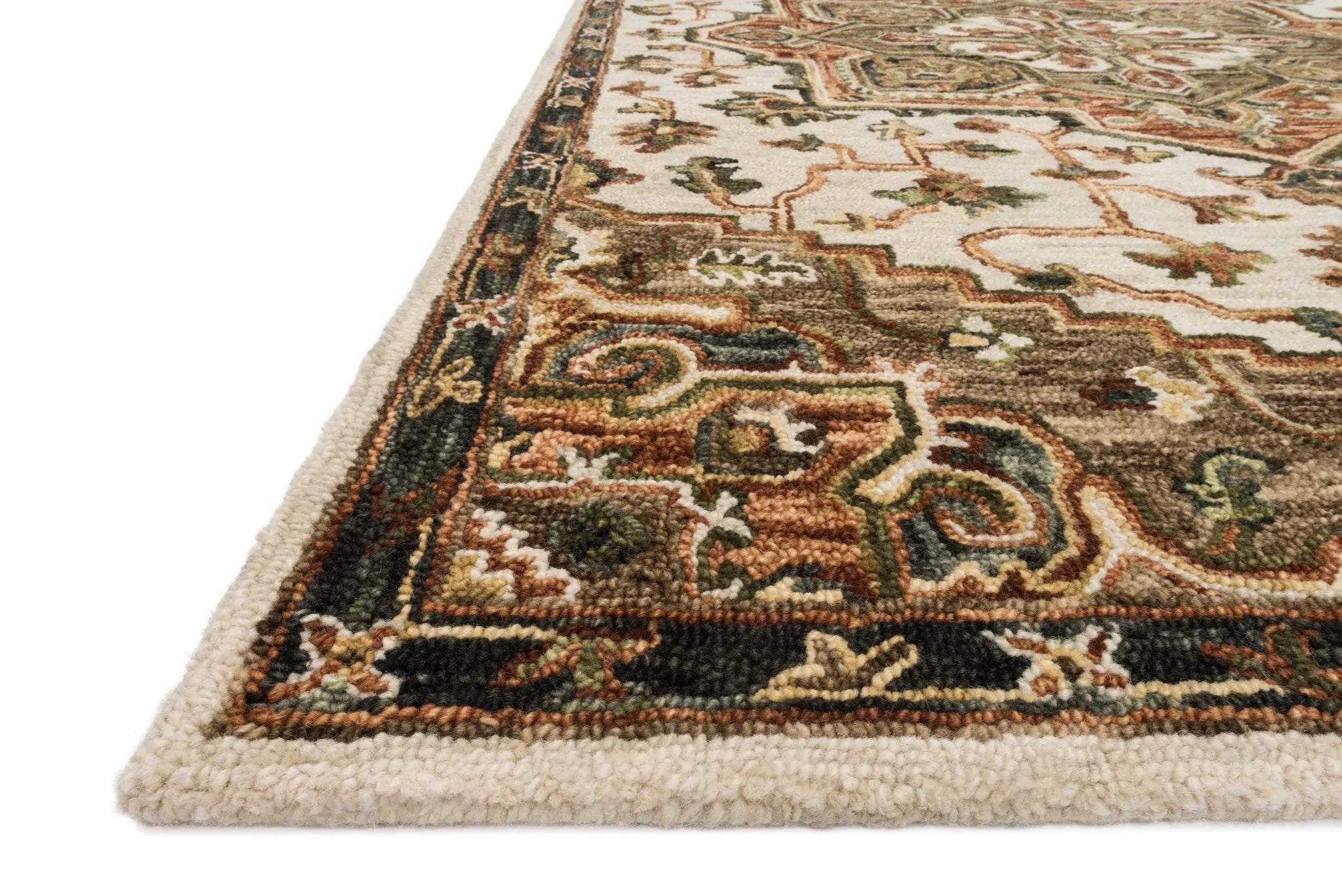 Victoria VK 15 Ivory / Tobacco Rug - Baconco