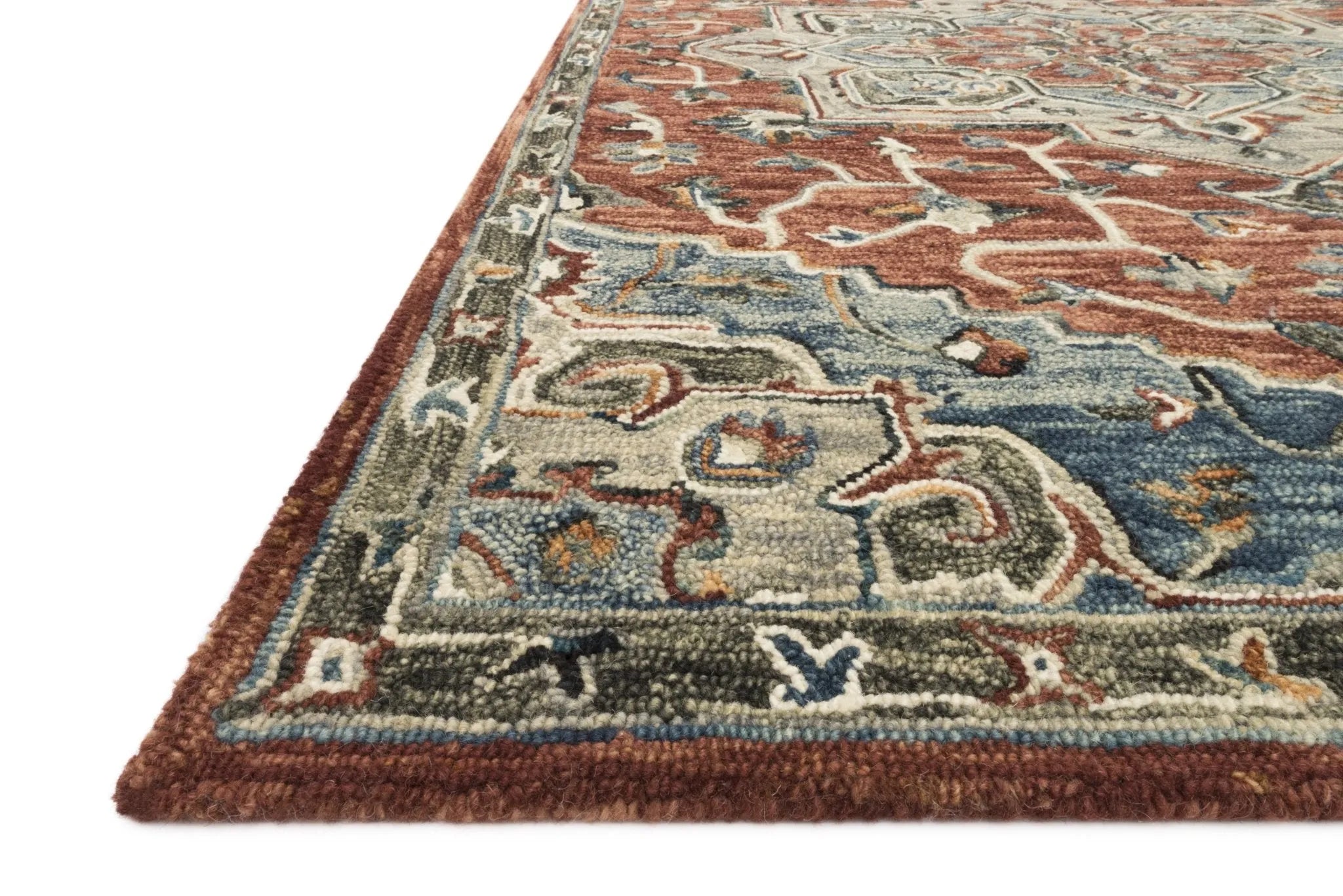 Victoria VK 15 Red Multi Rug - Baconco