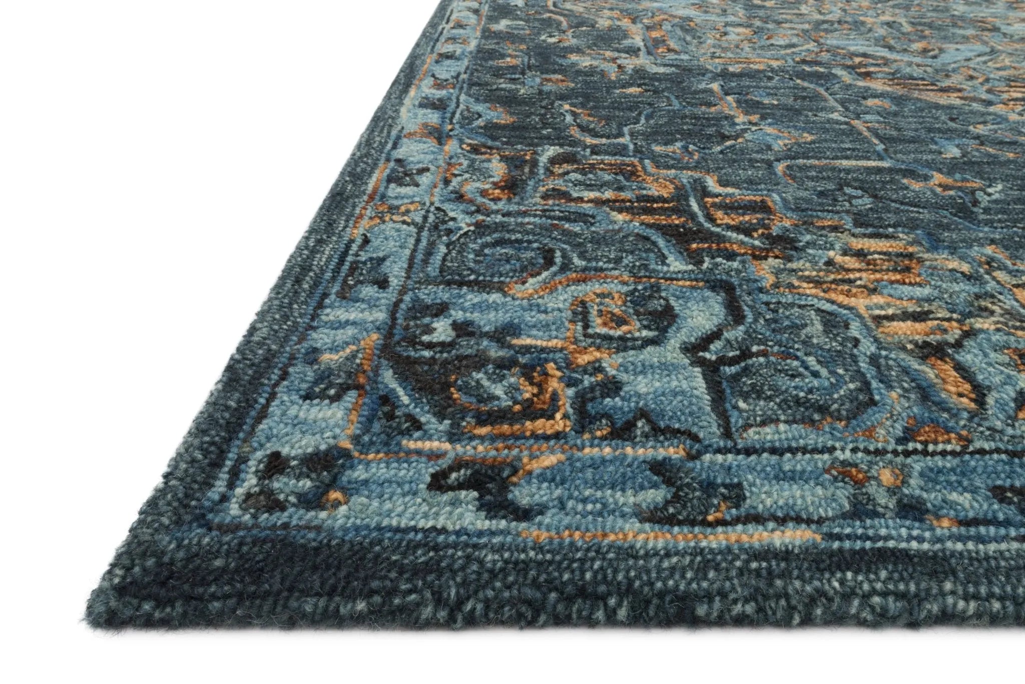 Victoria VK 15 Teal Multi Rug - Baconco