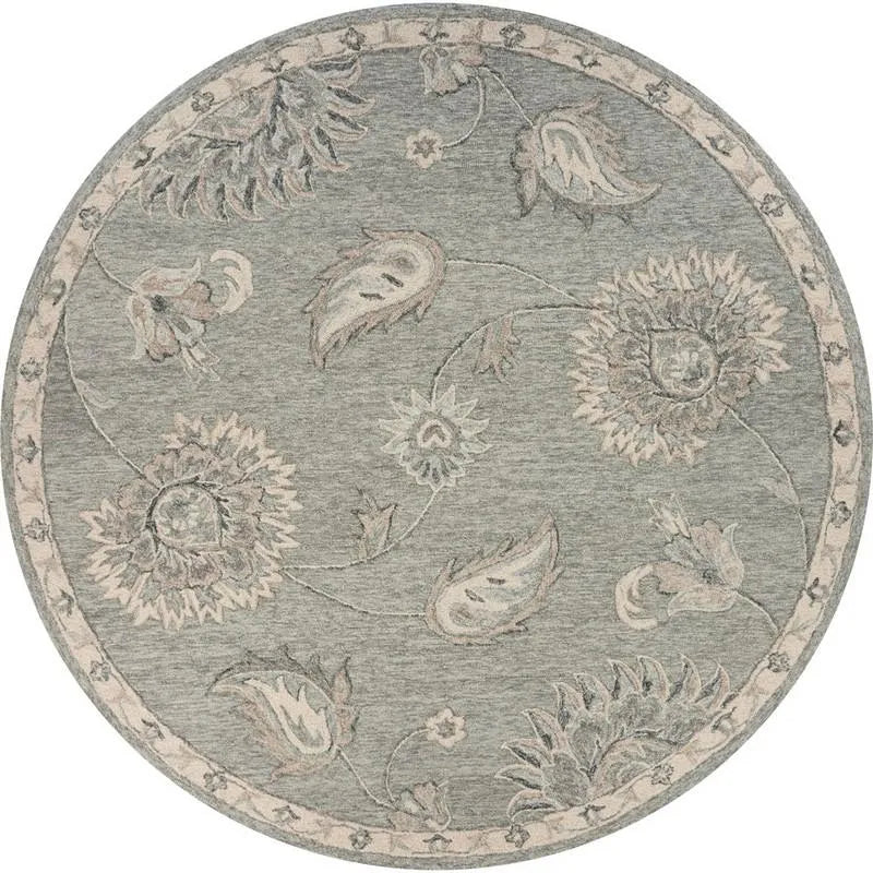 Victorian Lr081583 Gray/Blue Rug - Baconco