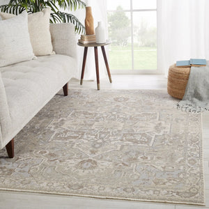 Vienne Vne01 Alain Gray/Cream Rug - Baconco