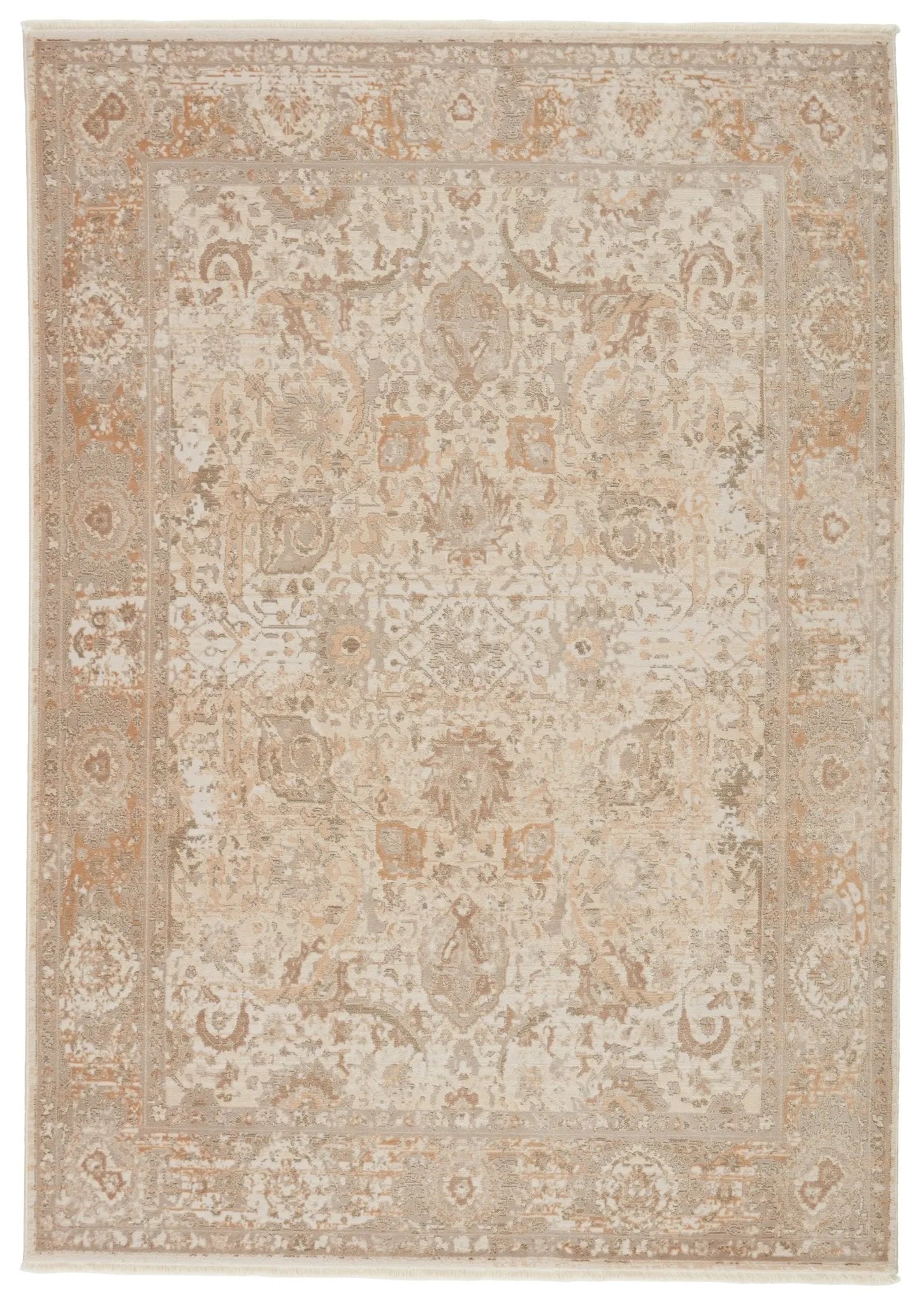 Vienne Vne04 Baptiste Taupe/Cream Rug - Baconco