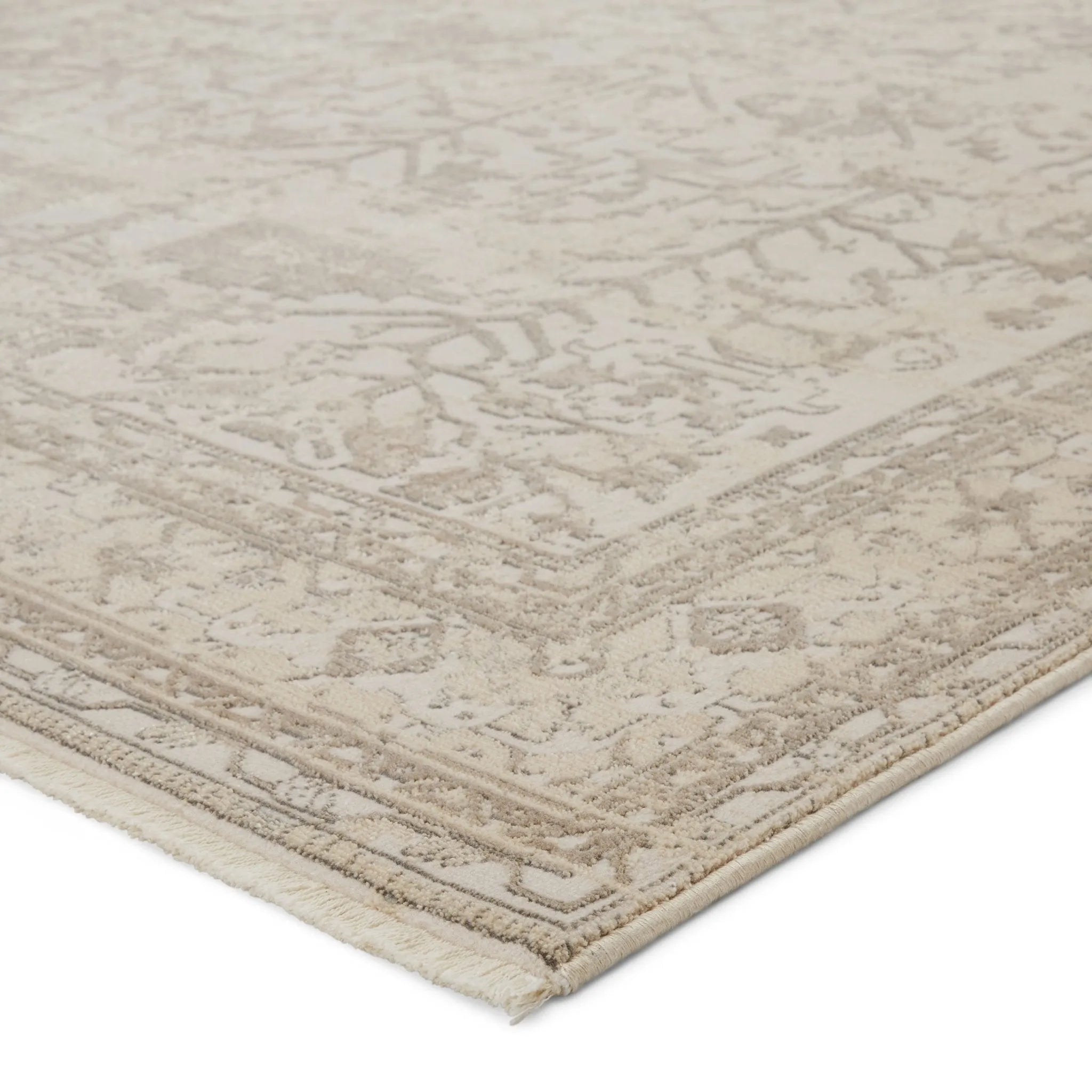 Vienne Vne05 Valentin Cream/Light Gray Rug - Baconco