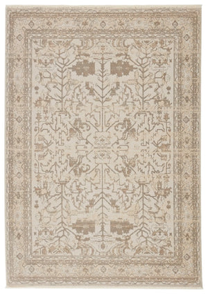 Vienne Vne05 Valentin Cream/Light Gray Rug - Baconco