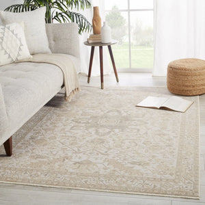 Vienne Vne06 Lucien Cream/Light Gray Rug - Baconco